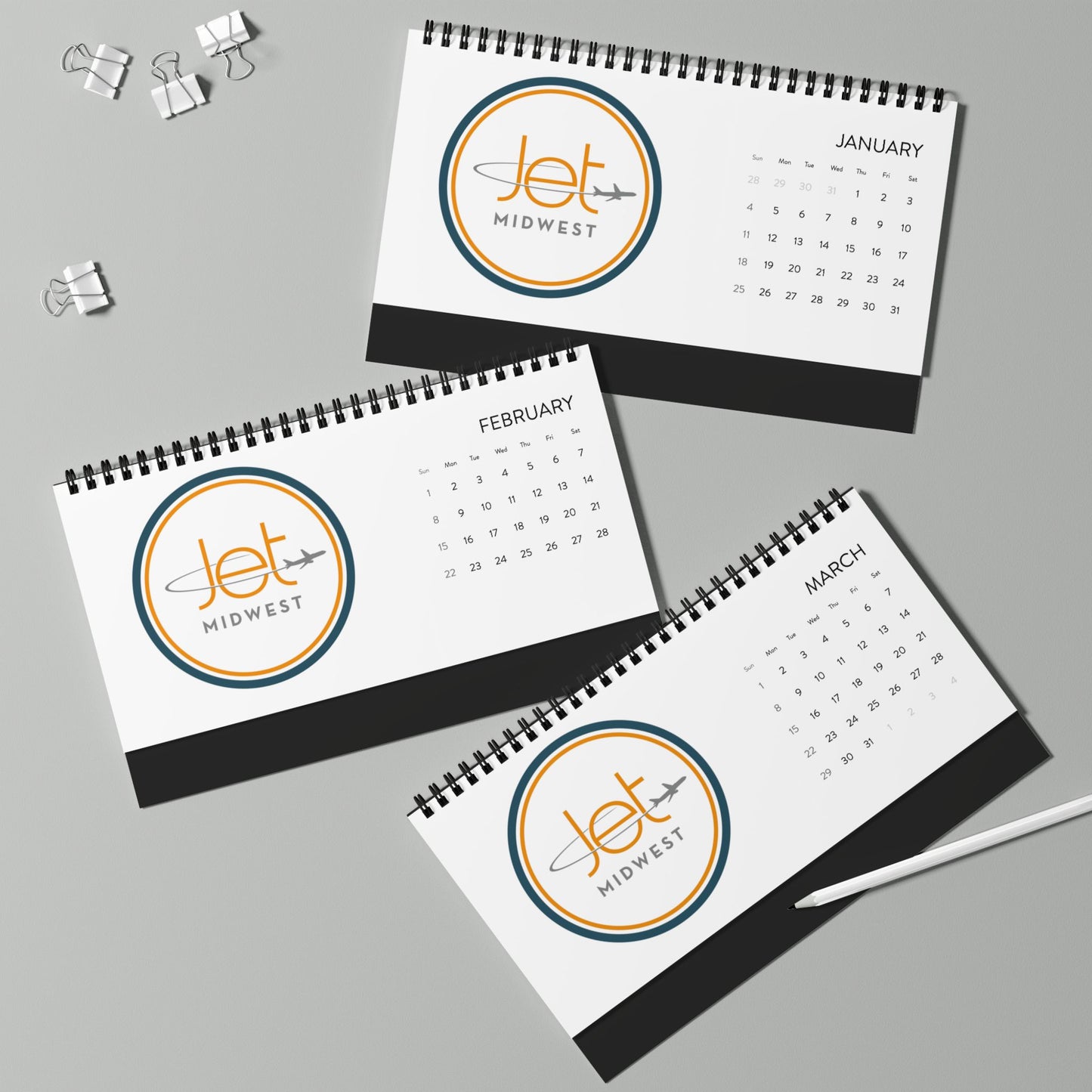 Desktop Calendar (2026 grid)
