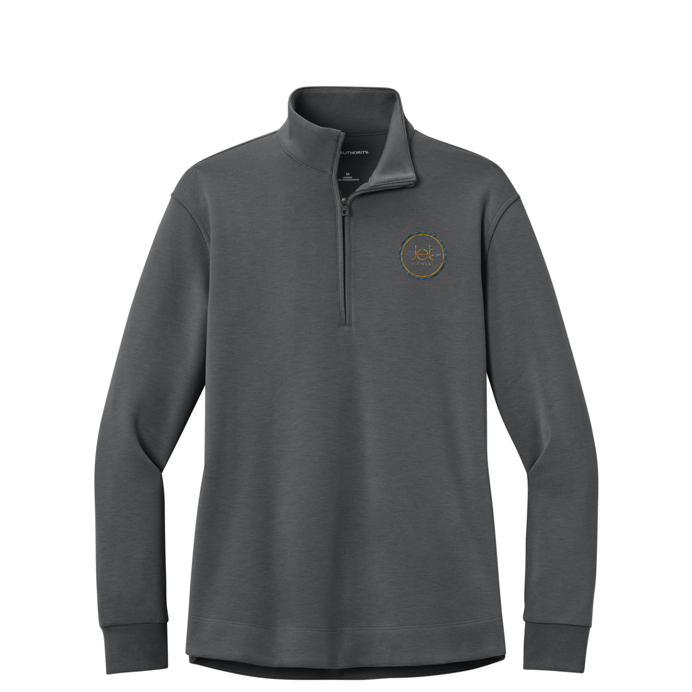 Port Authority Women's Wearever Signature Double Pique 1/4-Zip — Storm Grey
