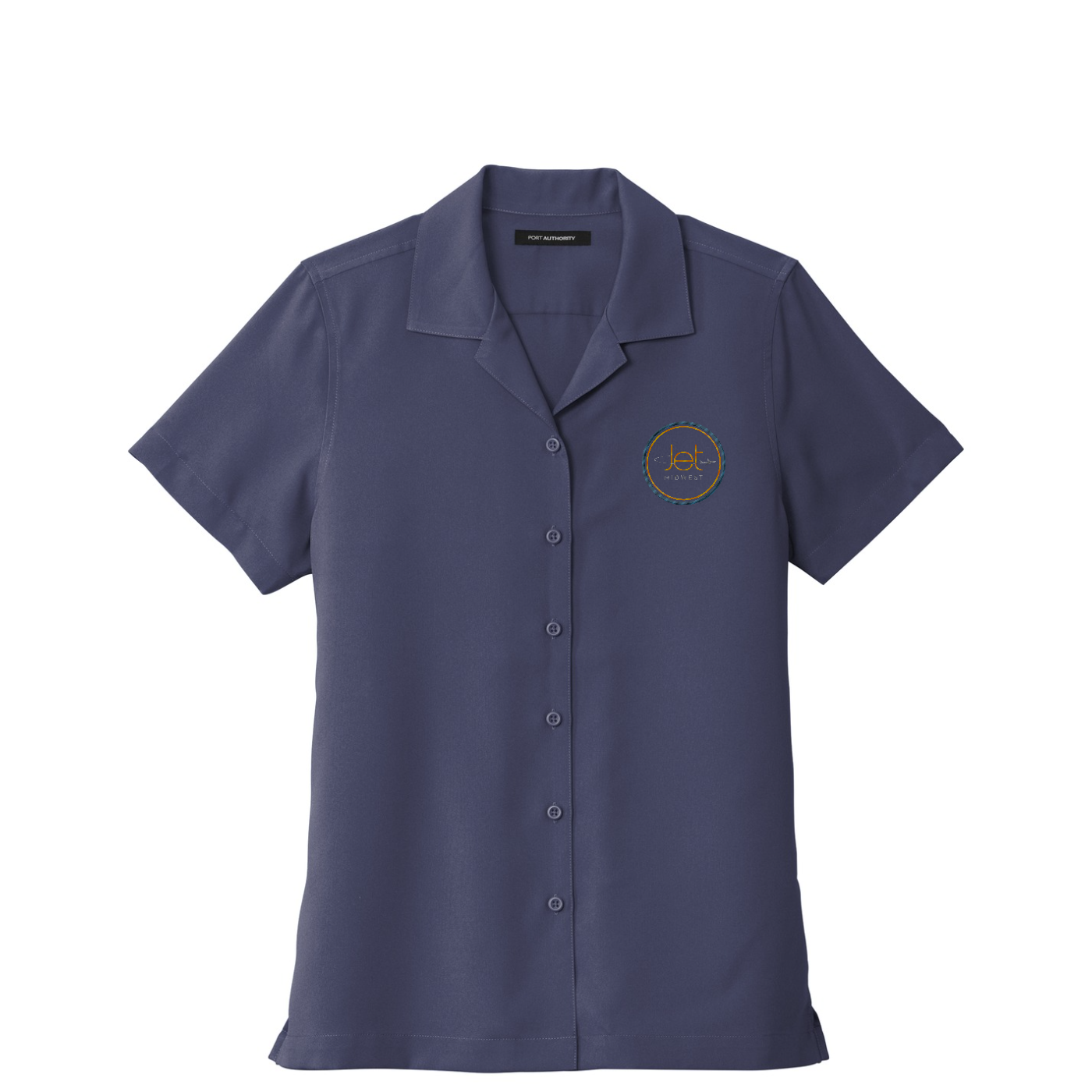 Port Authority Women's Short Sleeve Performance Staff Shirt — True Navy