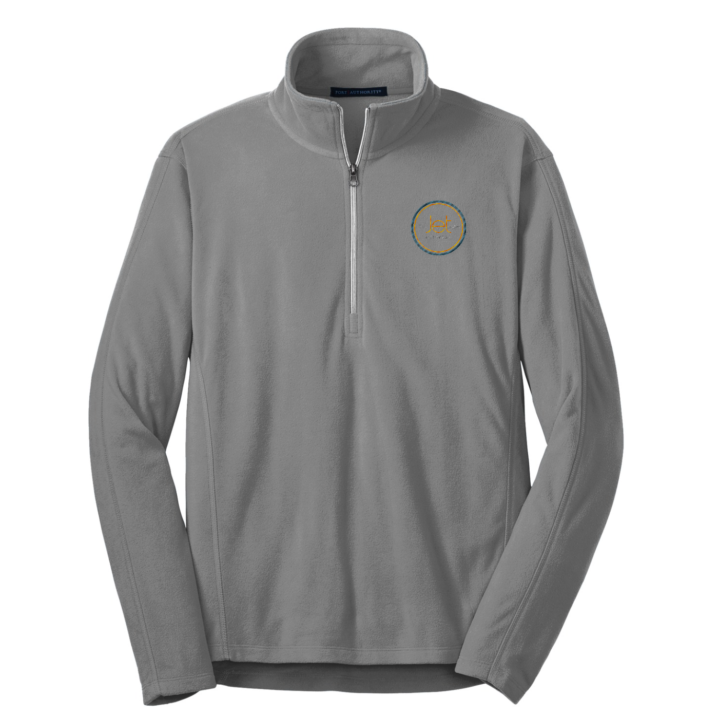 Port Authority Microfleece 1/2-Zip Pullover — Pearl Grey