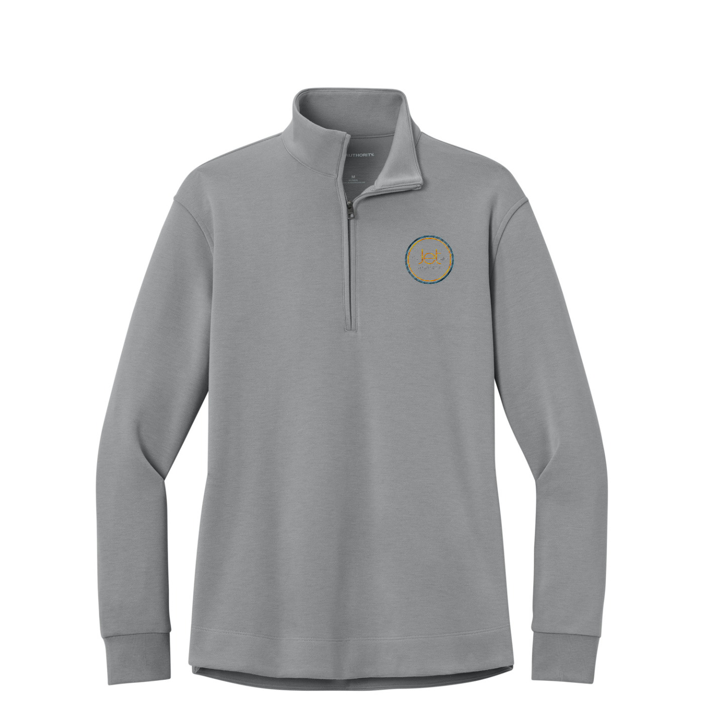 Port Authority Women's Wearever Signature Double Pique 1/4-Zip — Gusty Grey