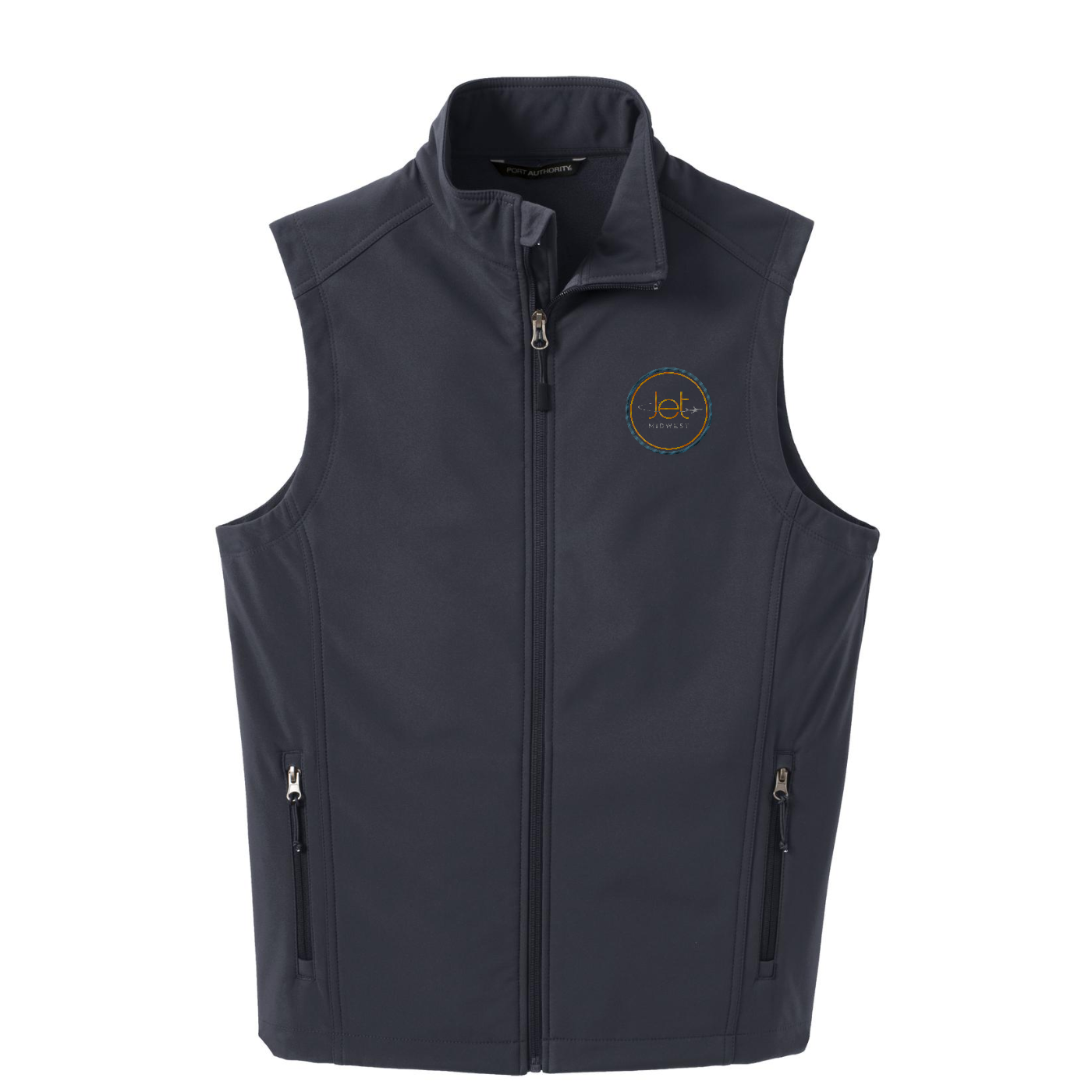 Port Authority Core Soft Shell Vest — Battleship Grey