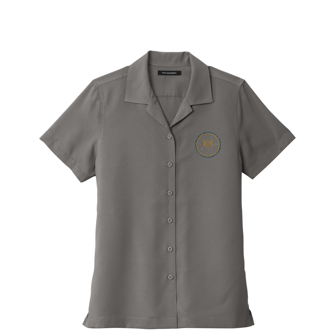 Port Authority Women's Short Sleeve Performance Staff Shirt — Graphite