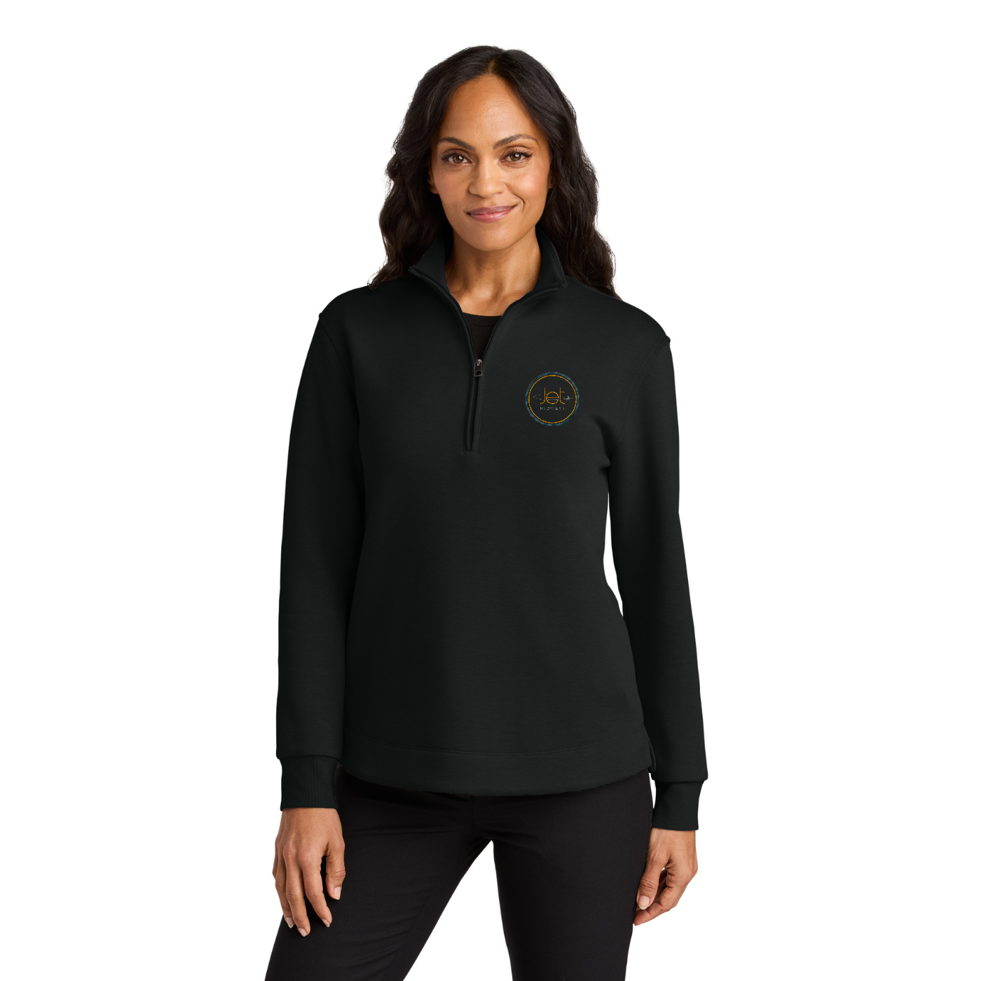 Port Authority Women's Wearever Signature Double Pique 1/4-Zip — model