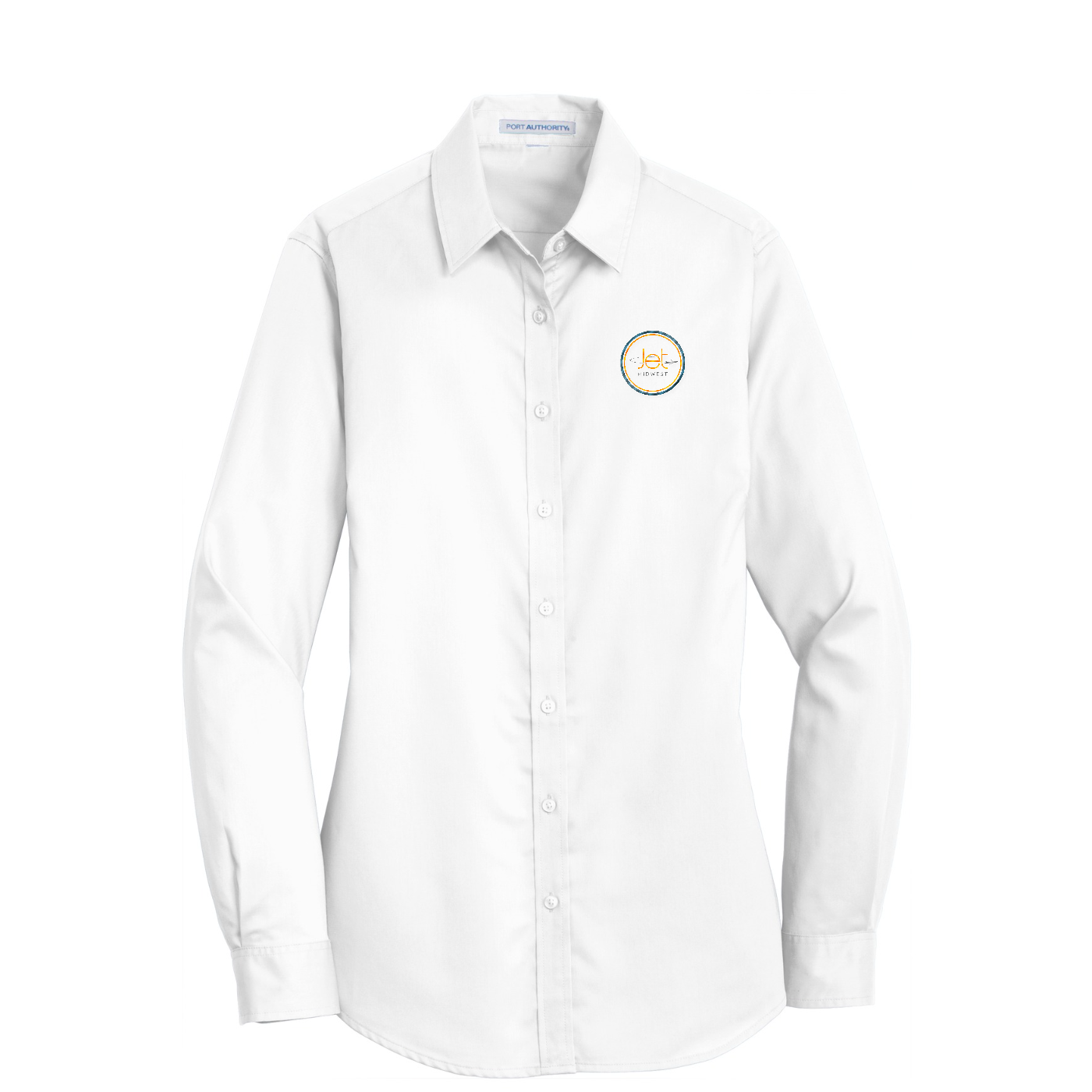 Port Authority Women's SuperPro Twill Shirt — White